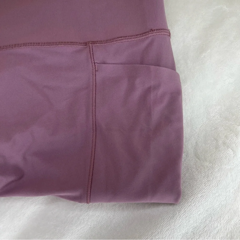 Athleta Salutation Stash Pocket 7/8 Tight XL Mauve - Picture 3 of 6